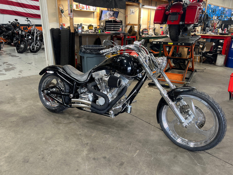 Bourget's Bike Works Motorcycle 2002 Bourget Bike Works Low Blow Softail Custom Chopper S&S 113" Only 4k Miles! $9,995