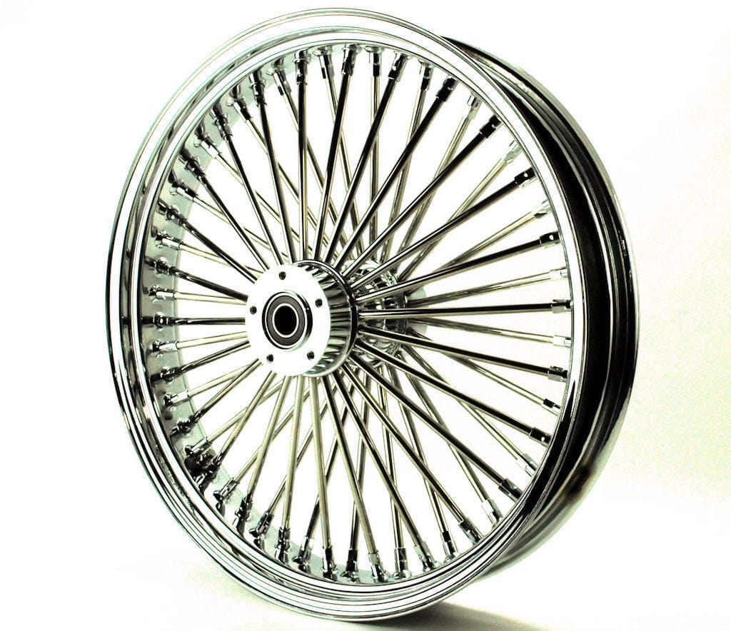 DNA Specialty Dual Disc Rims Fat Daddy 52 Mammoth Chrome Spoke 21 3.5 Front Wheel Rim 08+ Harley Touring ABS