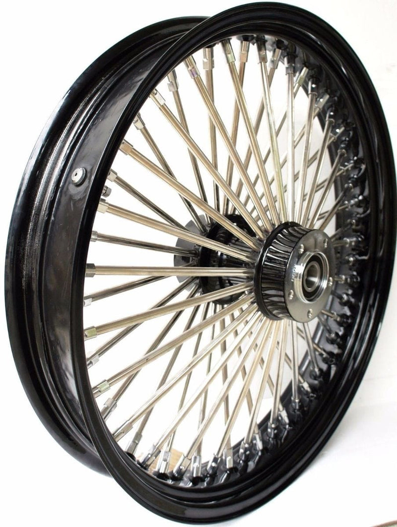 DNA Specialty Other Tire & Wheel Parts 21 3.5 52 Mammoth Fat Stainless Spoke Front Wheel Black Rim 08-20 Harley Touring