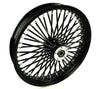 DNA Specialty Wheel 21 3.5 52 Mammoth Fat Spoke Black Front Wheel Rim Dual Disc 00-07 Harley Touring