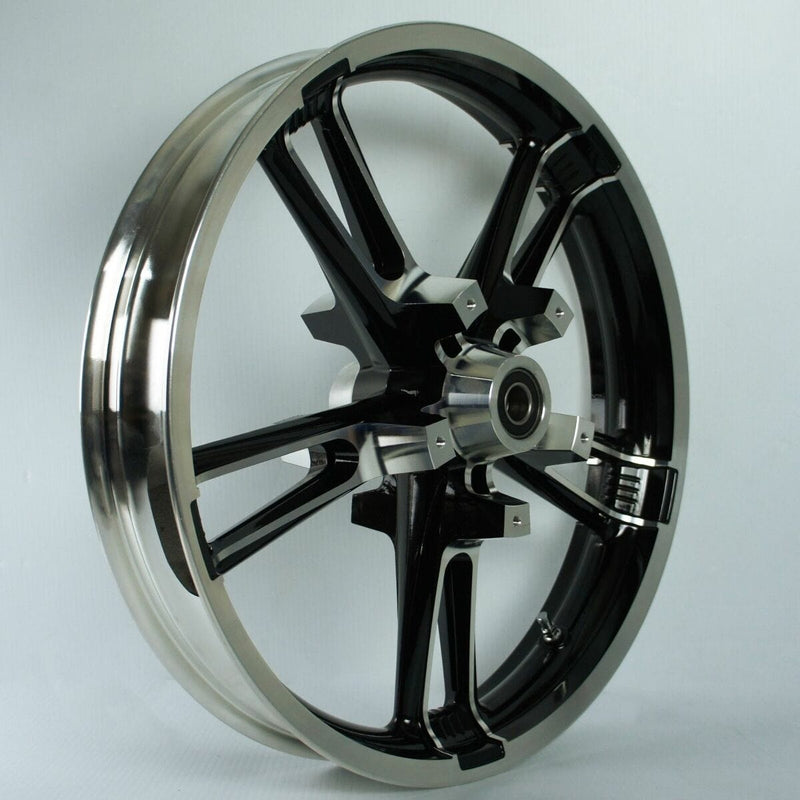 DNA Specialty Wheels & Rims Black Contrast Reinforcer Enforcer Front Wheel Rim 21 3.5 Harley Touring 2008+