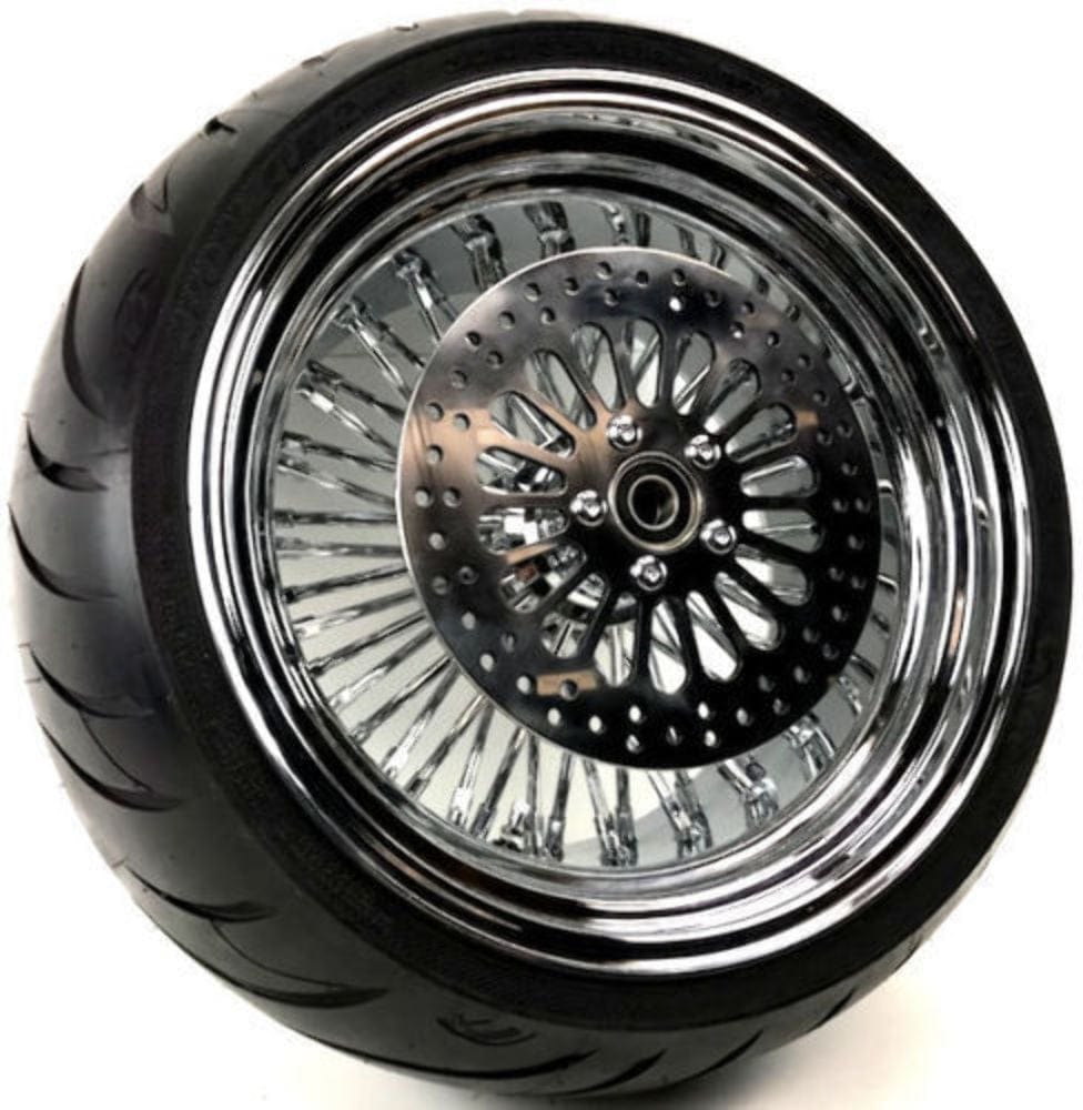 DNA Specialty Wheels & Tire Packages 16 X 5.5 52 Fat Spoke Rear Wheel Rim 09+ Harley Touring ABS