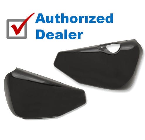 Drag Specialities Battery Covers Black Side Oil Tank Battery Cover Covers Harley Sportster Nightster Iron 883 XL