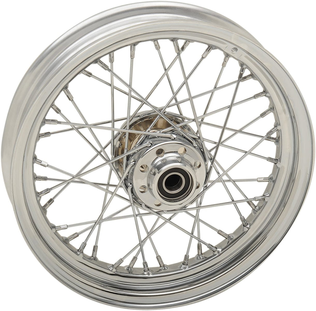 Drag Specialities Wheels & Rims Chrome 16" x 3" 40 Spoke Front Wheel Rim Harley Softail FL Fatboy Slim 12-17 ABS