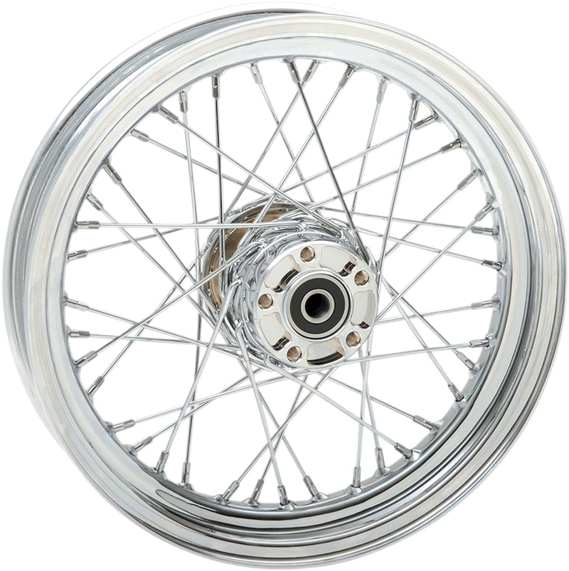 Drag Specialities Wheels & Rims Chrome 16" x 3" Rear 40 Spoke Wheel Rim Harley Softail Dyna FX FL FXD 2000-2006