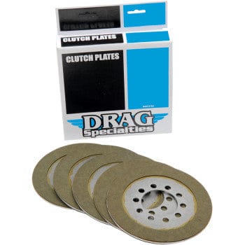 Drag Specialties Clutch Plates Drag Specialties Aramid Clutch Friction Plates Kit 5 Harley Big Twin 37930-68 OPEN BOX