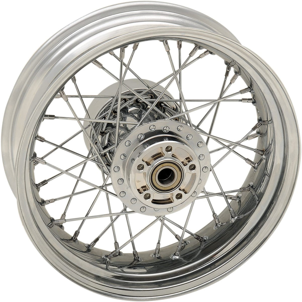 Drag Specialties Wheels & Rims Chrome 16" x 5" Rear 40 Spoke Wheel Rim Harley Touring Bagger Dresser 09-19 ABS
