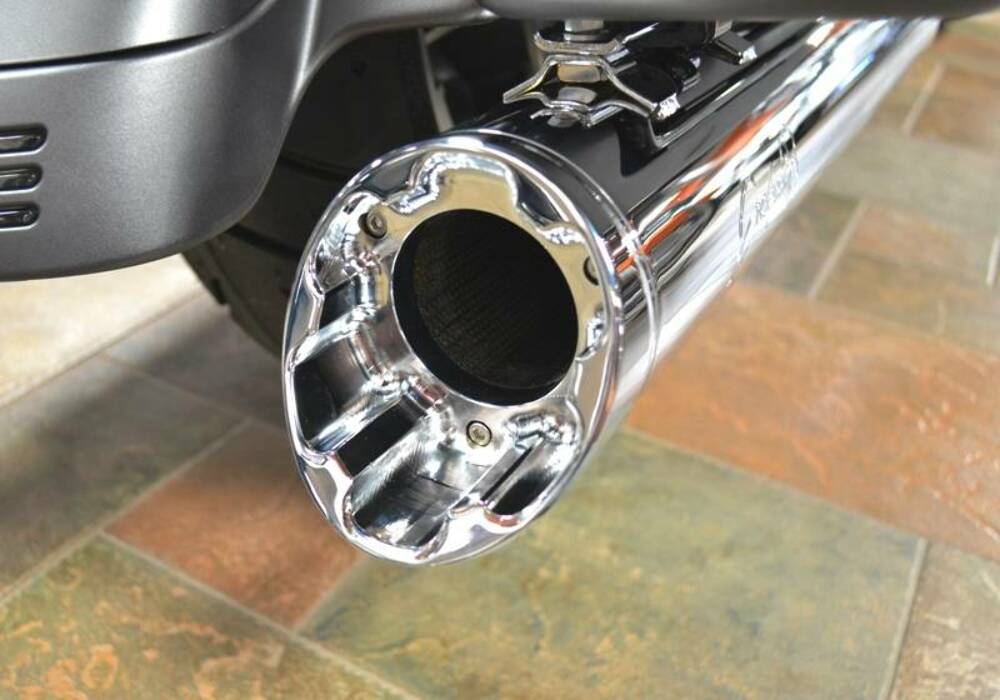 Fuel Moto Fuel Moto Chrome Jackpot Hi Roller Slip On Mufflers 99-16 Harley Twin-Cam Trikes