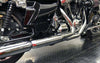 Fuel Moto Header Pipes Fuel Moto Jackpot Exhaust Header Pipe Stainless 2-1-2 Crossover Harley Touring