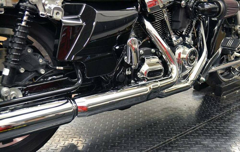 Fuel Moto Header Pipes Fuel Moto Jackpot Exhaust Header Pipe Stainless 2-1-2 Crossover Harley Touring