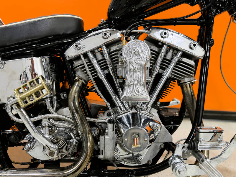 1975 Harley-Davidson Shovelhead Swingarm Chopper Crazy Frank Kick