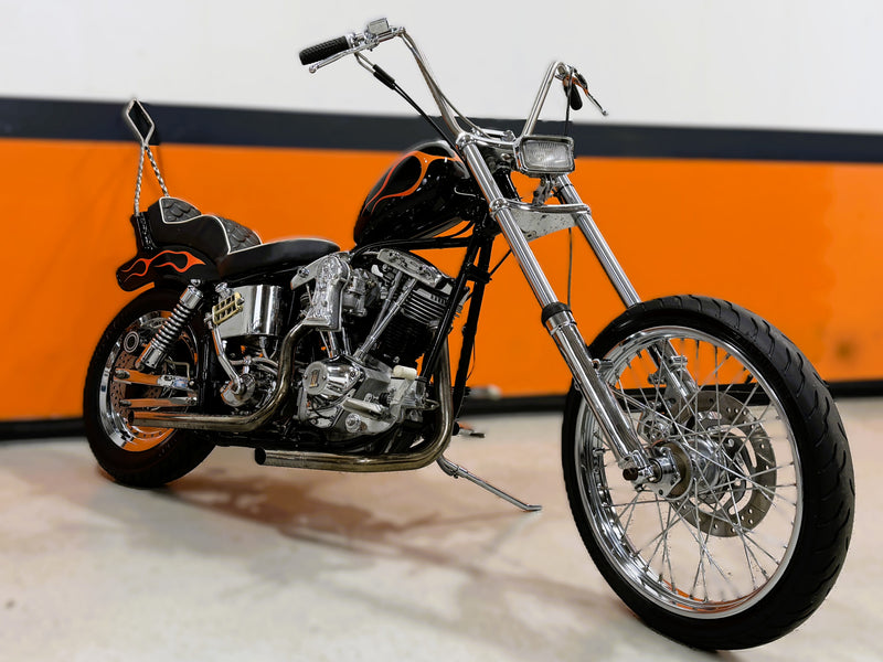 1975 Harley-Davidson Shovelhead Swingarm Chopper Crazy Frank Kick
