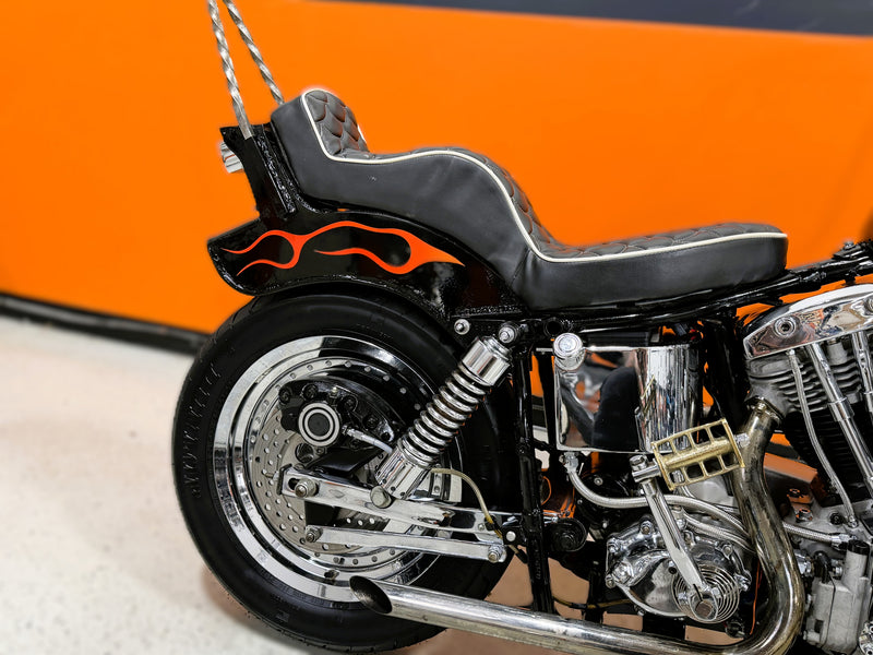 1975 Harley-Davidson Shovelhead Swingarm Chopper Crazy Frank Kick