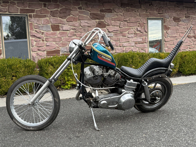Harley-Davidson Motorcycle 1976 Harley-Davidson Shovelhead Chopper Bobber Kick and Electric Start $12,995