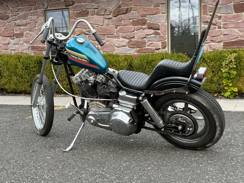 Harley-Davidson Motorcycle 1976 Harley-Davidson Shovelhead Chopper Bobber Kick and Electric Start $12,995