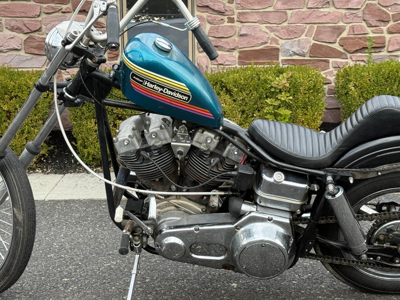 Harley-Davidson Motorcycle 1976 Harley-Davidson Shovelhead Chopper Bobber Kick and Electric Start $12,995