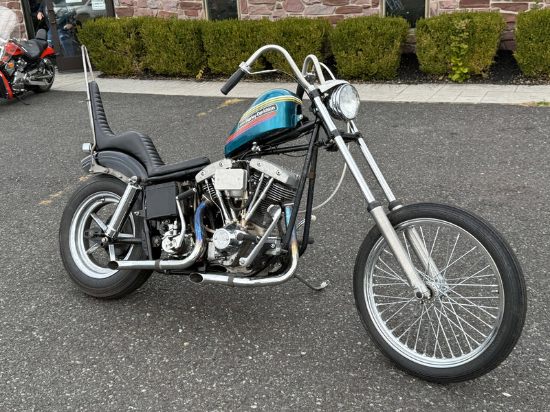 Harley-Davidson Motorcycle 1976 Harley-Davidson Shovelhead Chopper Bobber Kick and Electric Start $12,995
