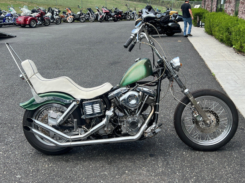 Harley-Davidson Motorcycle 1980 Harley-Davidson Shovelhead Bobber Chopper FXE 1200 Dual Disc Front End! $9,995