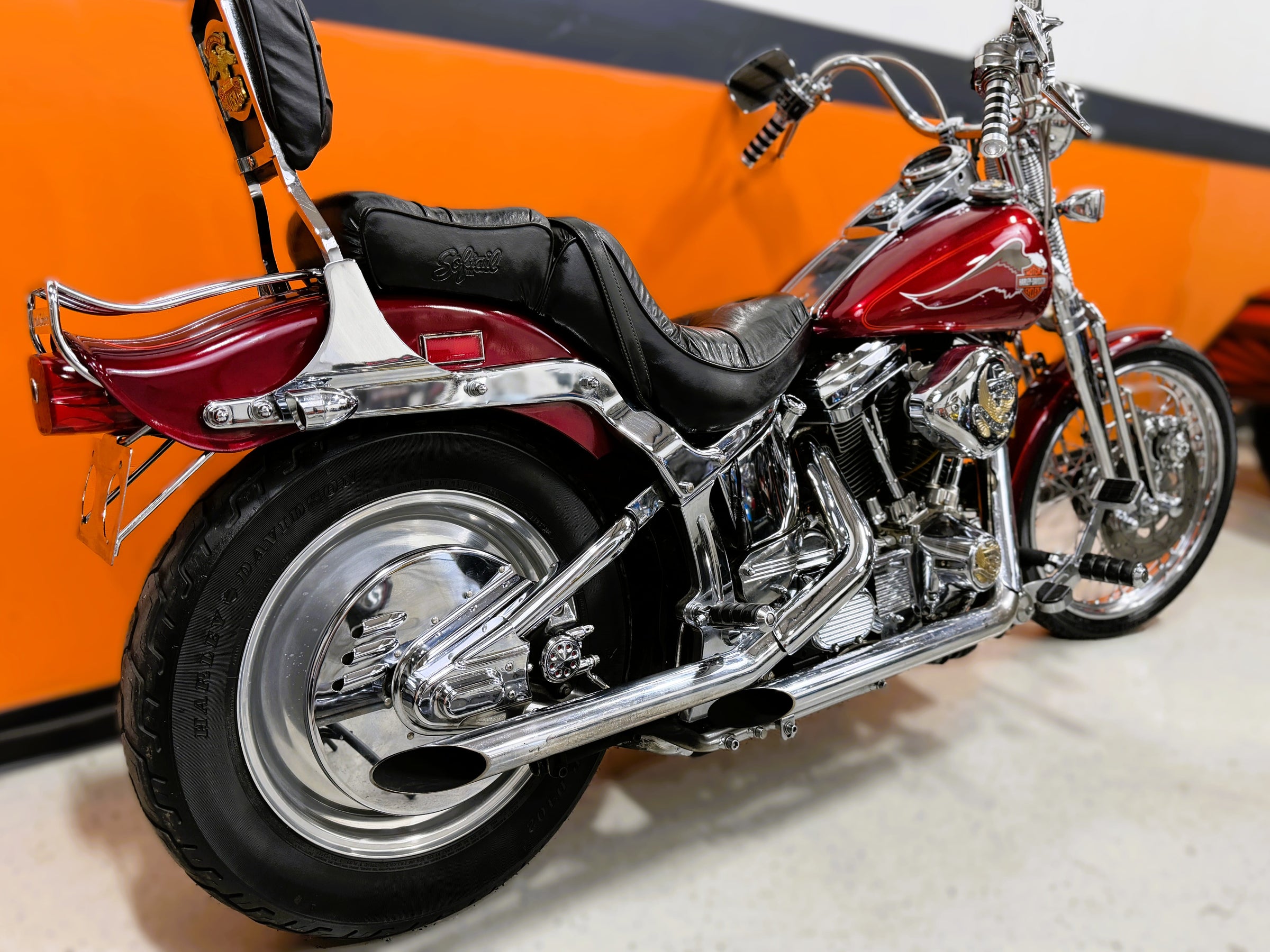 Buddy Seat Achter Harley-Davidson FLSTC Softail Heritage - Advertentie