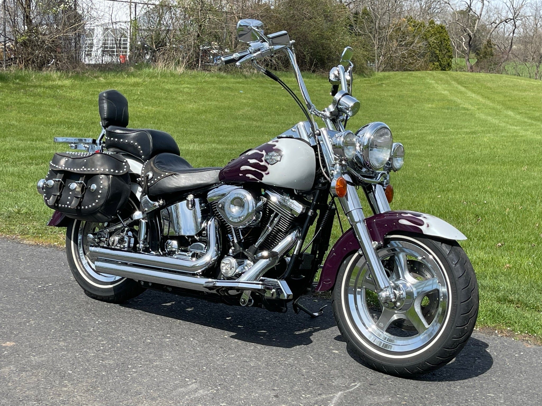 92 harley hot sale fatboy