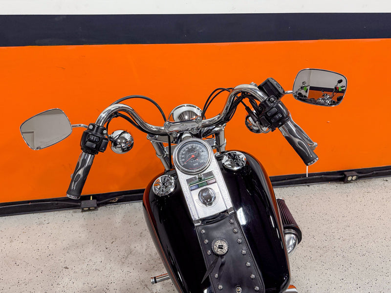 Harley-Davidson Motorcycle 1993 Harley-Davidson Softail Custom FXSTC 1340 Evo Vivid Black Very Low Miles w/ Upgrades! $7,995