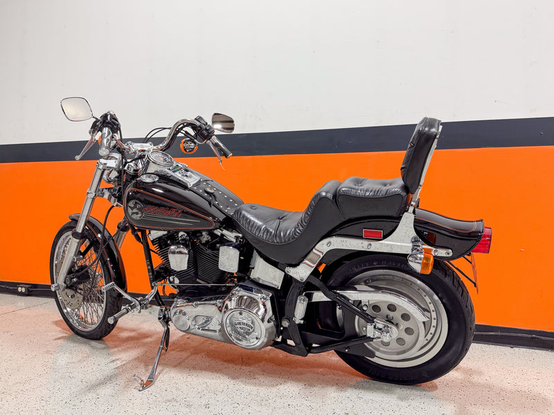 Harley-Davidson Motorcycle 1993 Harley-Davidson Softail Custom FXSTC 1340 Evo Vivid Black Very Low Miles w/ Upgrades! $7,995