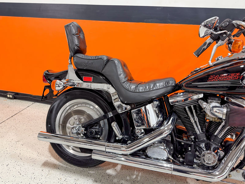 Harley-Davidson Motorcycle 1993 Harley-Davidson Softail Custom FXSTC 1340 Evo Vivid Black Very Low Miles w/ Upgrades! $7,995