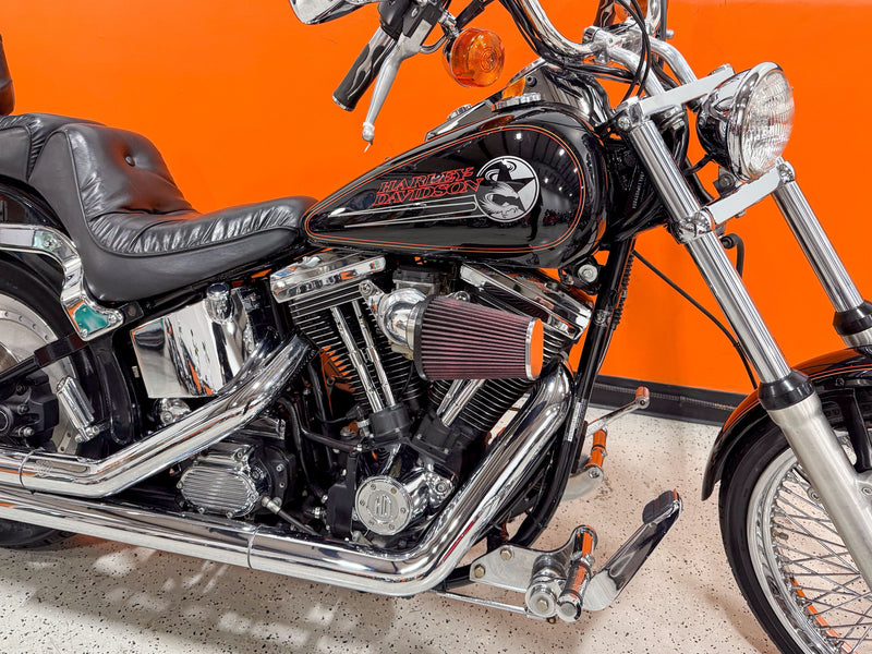 Harley-Davidson Motorcycle 1993 Harley-Davidson Softail Custom FXSTC 1340 Evo Vivid Black Very Low Miles w/ Upgrades! $7,995