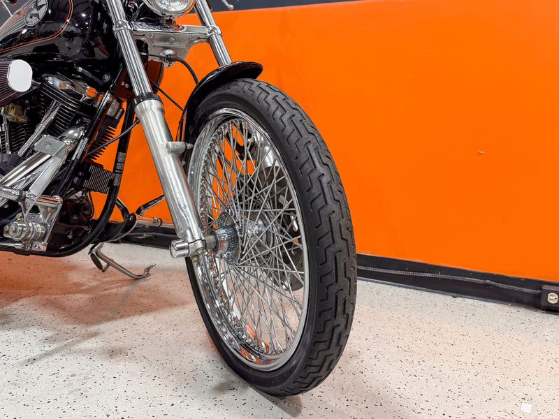 Harley-Davidson Motorcycle 1993 Harley-Davidson Softail Custom FXSTC 1340 Evo Vivid Black Very Low Miles w/ Upgrades! $7,995