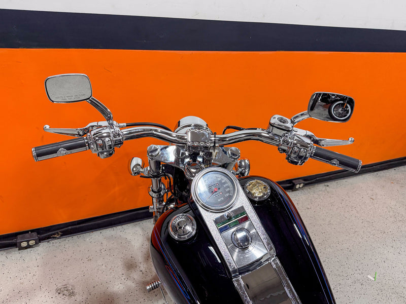 Harley-Davidson Motorcycle 1993 Harley-Davidson Softail Custom FXSTC Evo Vivid Black w/ Wing Logos Many Upgrades! $8,995