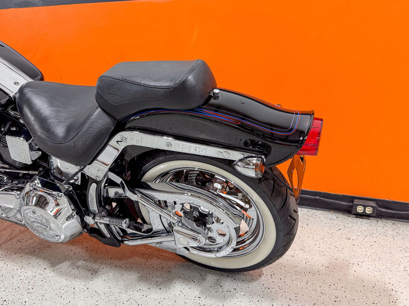 Harley-Davidson Motorcycle 1993 Harley-Davidson Softail Custom FXSTC Evo Vivid Black w/ Wing Logos Many Upgrades! $8,995