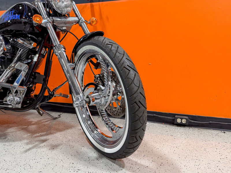 Harley-Davidson Motorcycle 1993 Harley-Davidson Softail Custom FXSTC Evo Vivid Black w/ Wing Logos Many Upgrades! $8,995