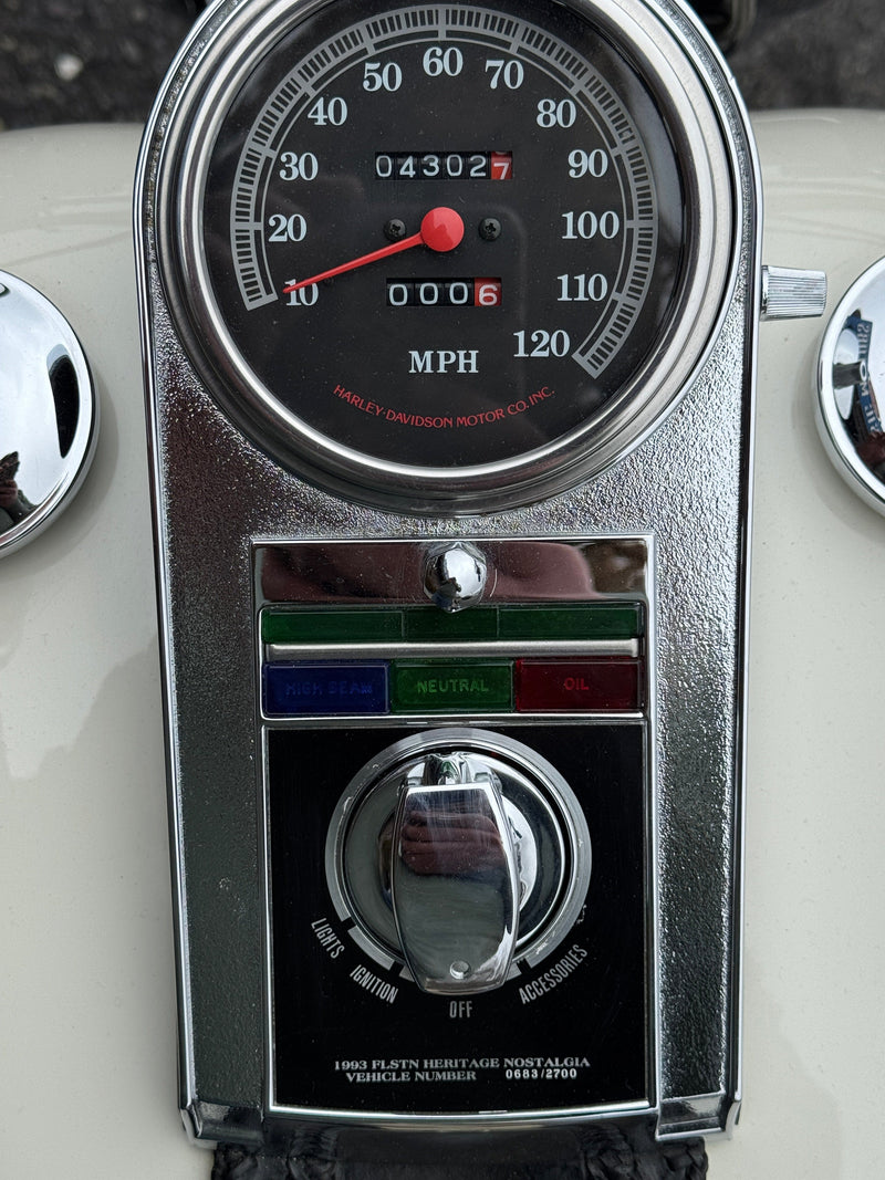 Harley-Davidson Motorcycle 1993 Harley-Davidson Softail Special Heritage Nostalgia Cowglide Moo Glide Limited Edition FLSTN Only 4K Miles! $19,995