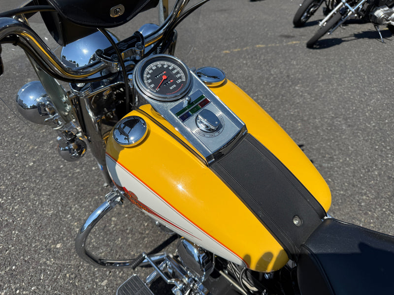 Harley-Davidson Motorcycle 1995 Harley-Davidson Heritage Softail FLSTC Rare Nugget Yellow & Cream 2-Tone Evolution w/ Only 14,203 Miles! $9,995