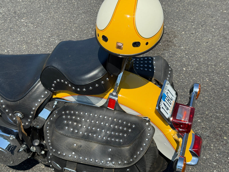 Harley-Davidson Motorcycle 1995 Harley-Davidson Heritage Softail FLSTC Rare Nugget Yellow & Cream 2-Tone Evolution w/ Only 14,203 Miles! $9,995