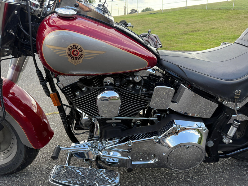 Harley-Davidson Motorcycle 1996 Harley-Davidson FLSTF Fatboy Showroom Condition 4k Original Miles Rare HD 2-Tone w/ Low Miles! $12,995
