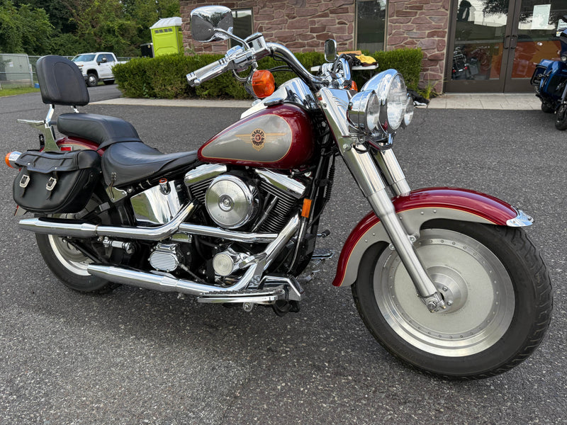 Harley-Davidson Motorcycle 1996 Harley-Davidson FLSTF Fatboy Showroom Condition 4k Original Miles Rare HD 2-Tone w/ Low Miles! $12,995