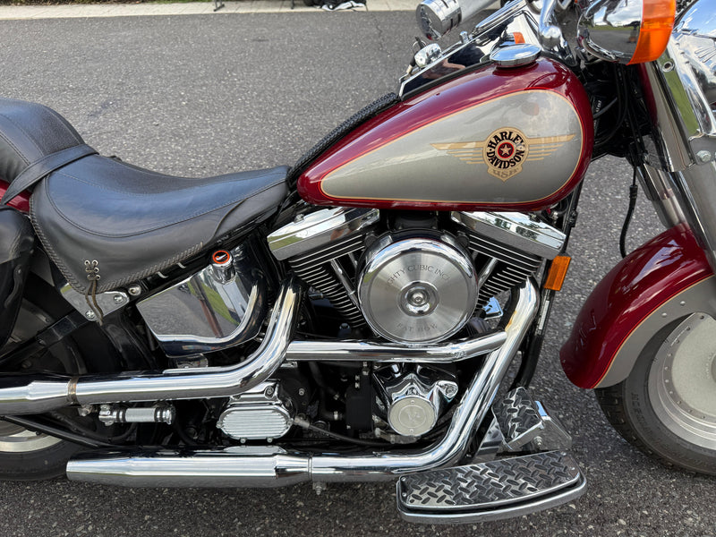 Harley-Davidson Motorcycle 1996 Harley-Davidson FLSTF Fatboy Showroom Condition 4k Original Miles Rare HD 2-Tone w/ Low Miles! $12,995