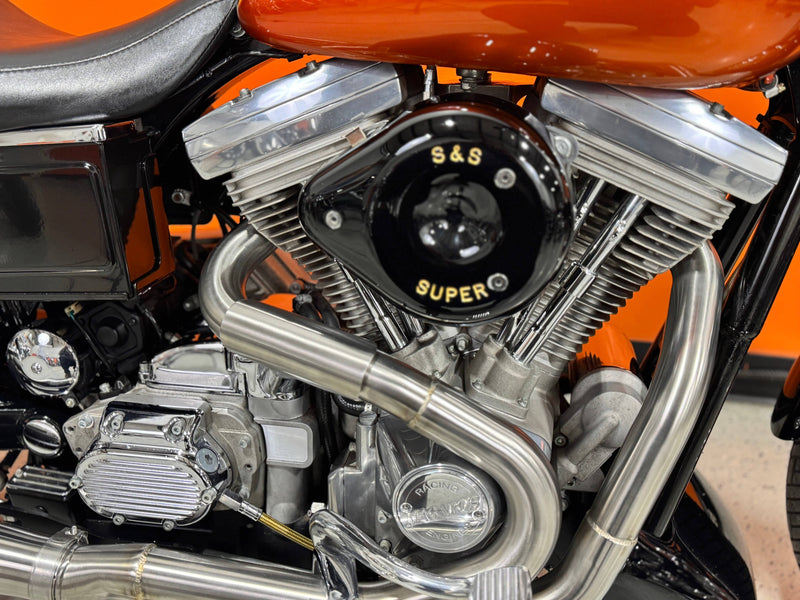 Harley-Davidson Motorcycle 1997 Harley-Davidson Dyna Super Glide FXD 80" 5-Speed Evo Evolution Race Style Performance Build! $9,995