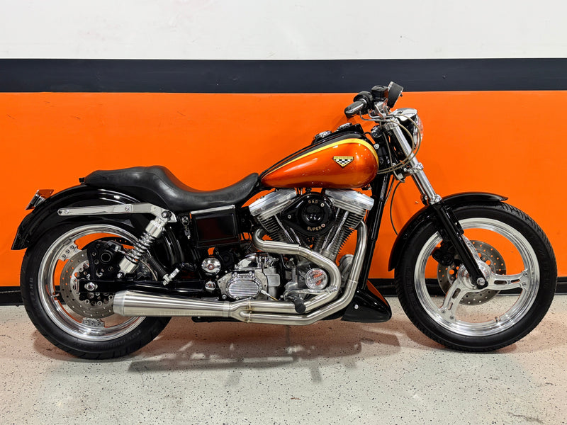 Harley-Davidson Motorcycle 1997 Harley-Davidson Dyna Super Glide FXD 80" 5-Speed Evo Evolution Race Style Performance Build! $9,995