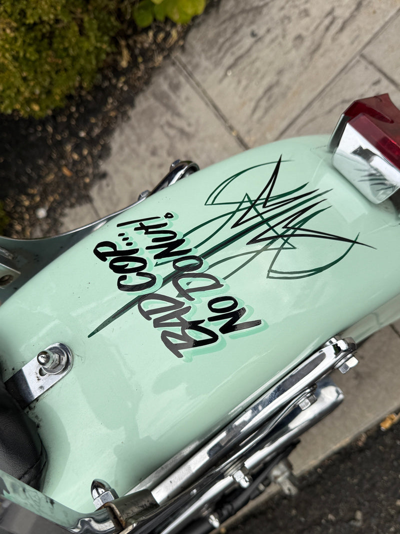 Harley-Davidson Motorcycle 1997 Harley-Davidson Evo Softail "Bad Cop No Donut" Chopper $9,995