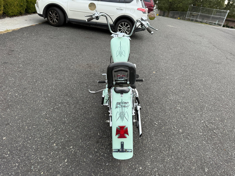 Harley-Davidson Motorcycle 1997 Harley-Davidson Evo Softail "Bad Cop No Donut" Chopper $9,995