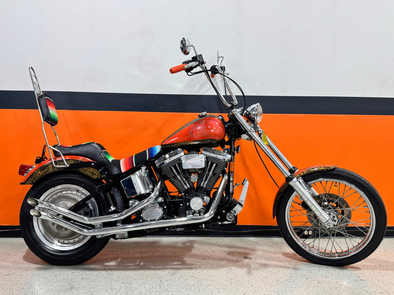 Harley-Davidson Motorcycle 1997 Harley-Davidson Evo Softail Custom Chopper Old School Style Extended Forks Lots of Extras! $12,995