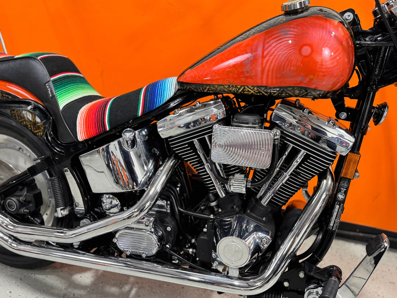 Harley-Davidson Motorcycle 1997 Harley-Davidson Evo Softail Custom Chopper Old School Style Extended Forks Lots of Extras! $12,995