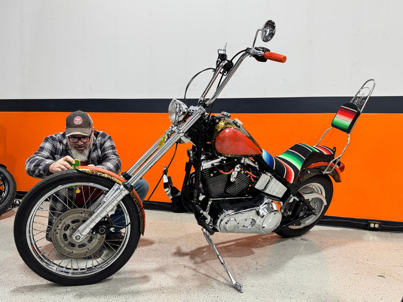 Harley-Davidson Motorcycle 1997 Harley-Davidson Evo Softail Custom Chopper Old School Style Extended Forks Lots of Extras! $12,995