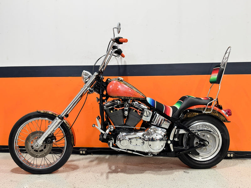 Harley-Davidson Motorcycle 1997 Harley-Davidson Evo Softail Custom Chopper Old School Style Extended Forks Lots of Extras! $12,995
