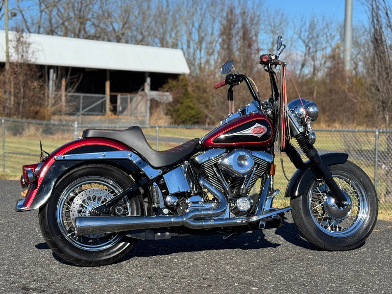 Harley Davidson Motorcycle 1997 Harley-Davidson Heritage Softail Classic FLSTC Bobber Evo Clean Carfax! Runs Great! $5,995