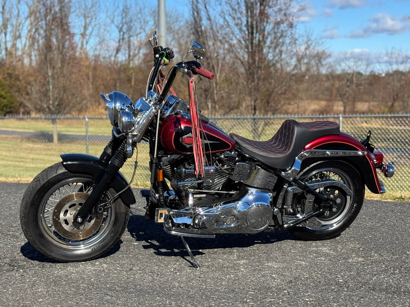 Harley Davidson Motorcycle 1997 Harley-Davidson Heritage Softail Classic FLSTC Bobber Evo Clean Carfax! Runs Great! $5,995