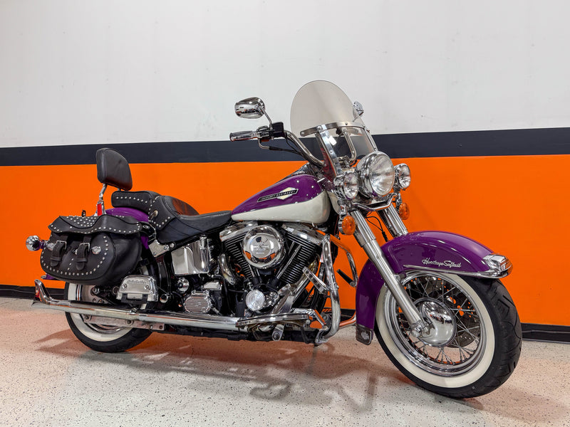 Harley-Davidson Motorcycle 1997 Harley-Davidson Softail Heritage FLSTC Only 17K Miles w/ Rare Paint! $9,995