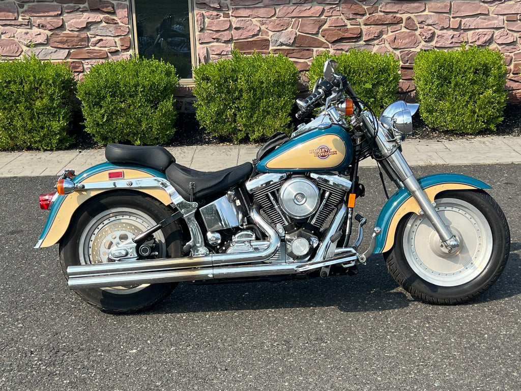 Harley-Davidson Motorcycle 1998 Harley-Davidson FLSTF Fatboy One Owner 95th Anniversary Rare HD Color Shop 2-Tone w/ Low Miles! $7,995
